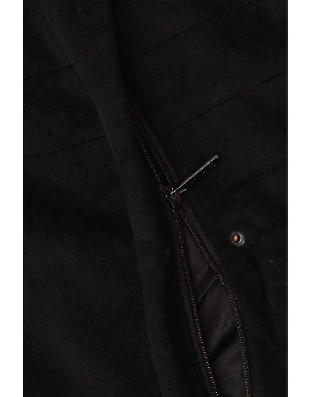 Sobretudo feminino Calvin Klein US 6 médio preto angorá