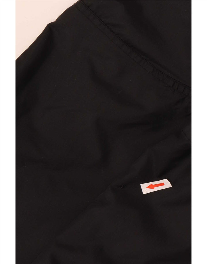 Jaqueta de chuva com capuz Reebok Boys 13-14 anos grande nylon preto