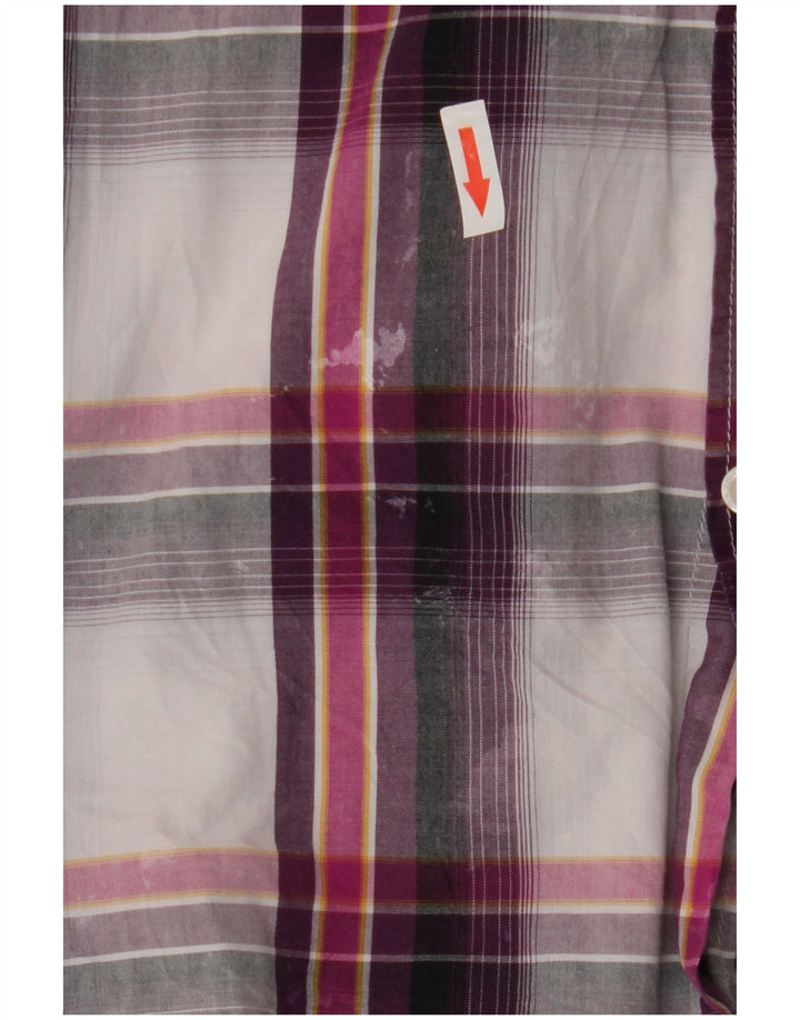 Camisa masculina Tom Tailor XL algodão xadrez multicolorido