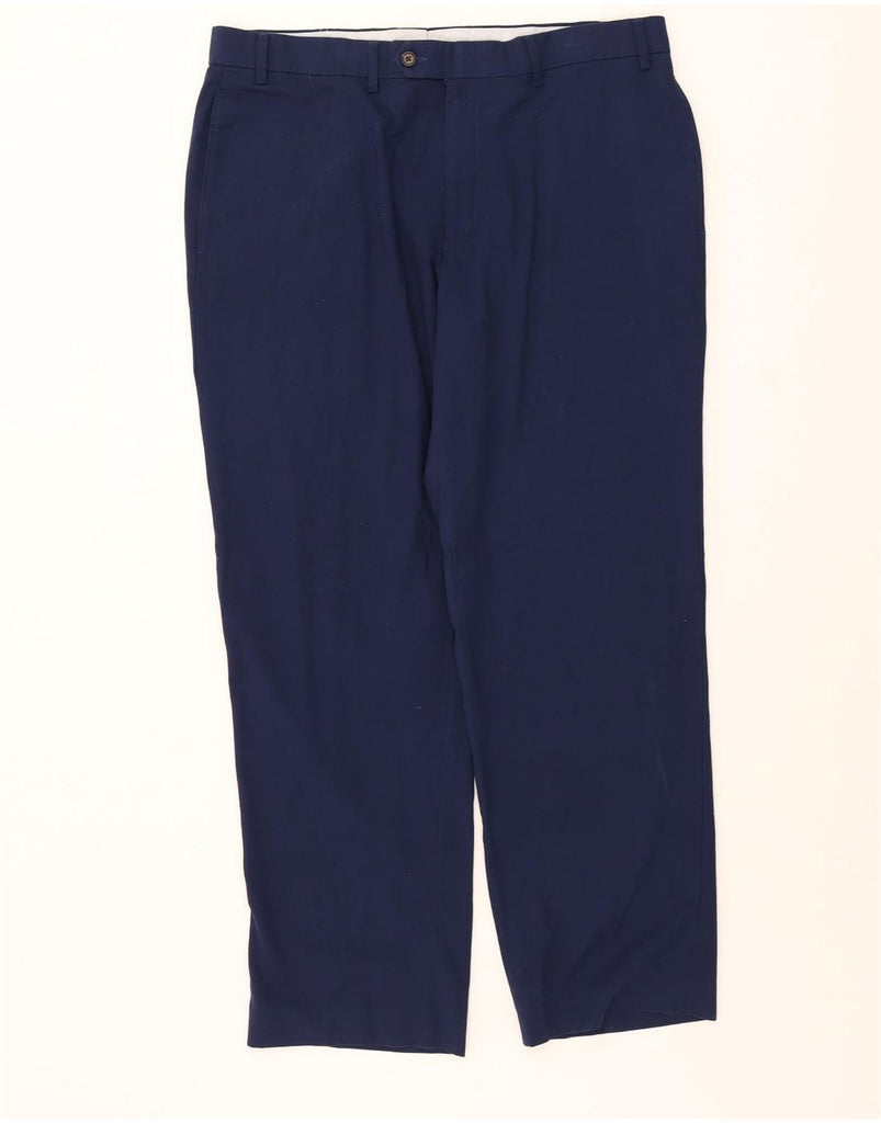 RALPH LAUREN Mens Straight Suit Trousers W36 L29 Navy Blue Vintage Ralph Lauren and Second-Hand Ralph Lauren from Messina Hembry 