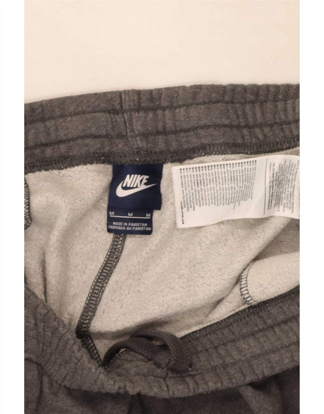 Calça de treino masculina Nike joggers cinza médio algodão