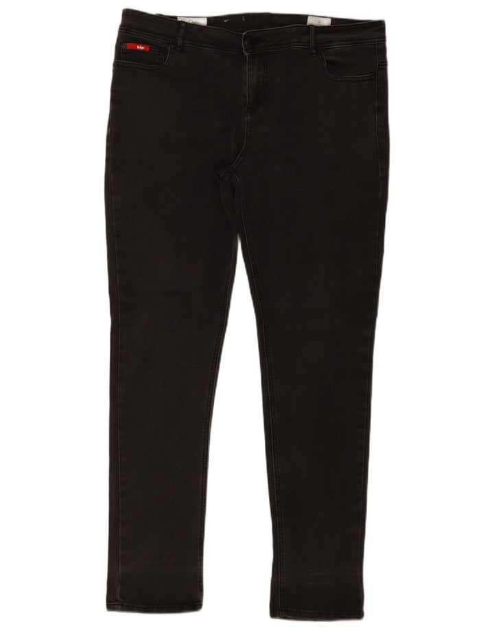 Lee Cooper Jeans Slim Feminino Reino Unido 16 Grande W34 L30 Algodão Cinza