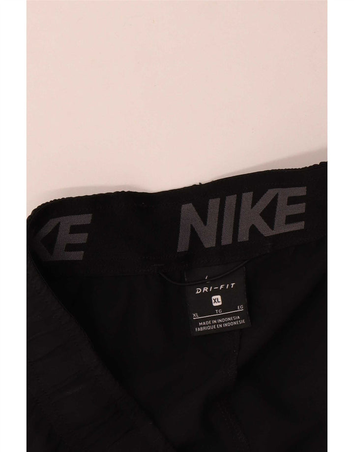 Nike Mens Dri Fit Calças de treino Joggers XL Preto Poliéster