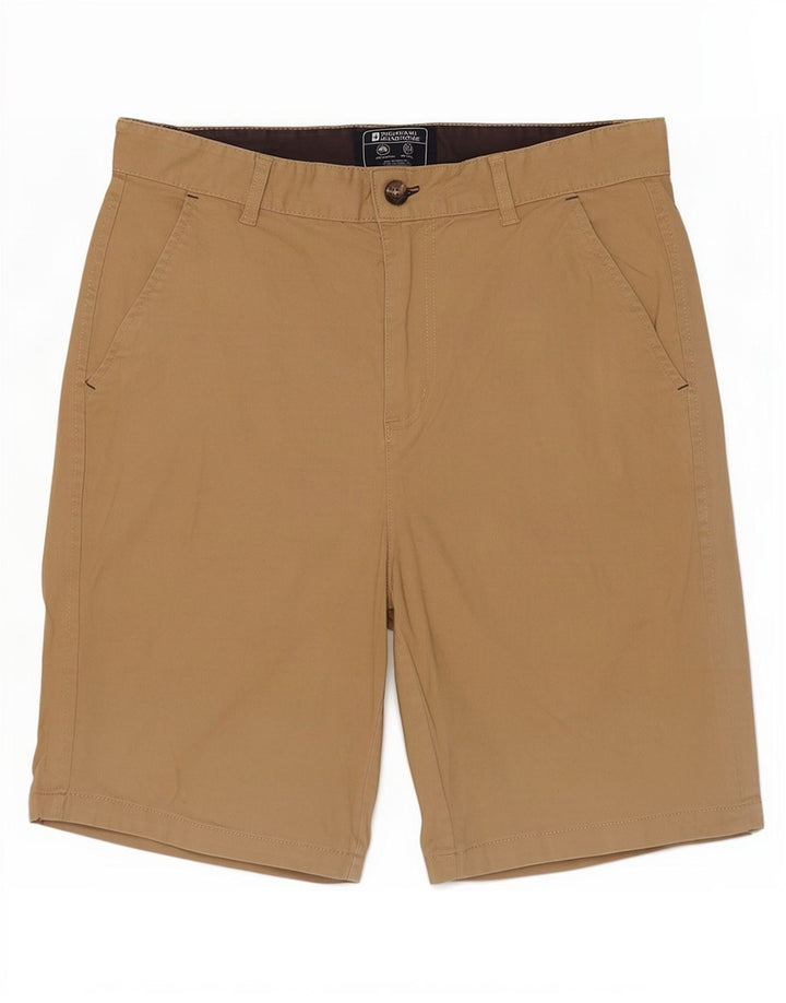 Mountain Warehouse Mens Chino Shorts W32 Algodão Bege Médio