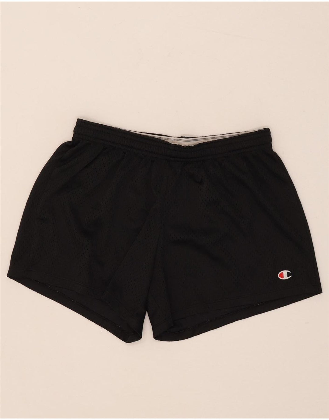 Shorts esportivos femininos Champion UK 12 médio preto