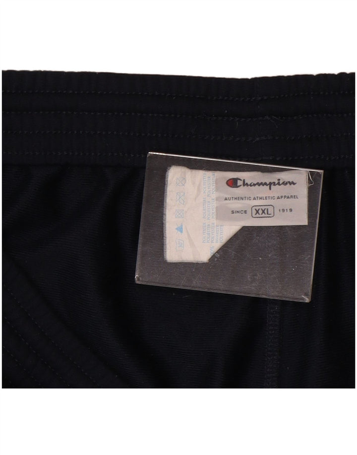 Calça de treino masculina Champion 2XL poliéster azul marinho