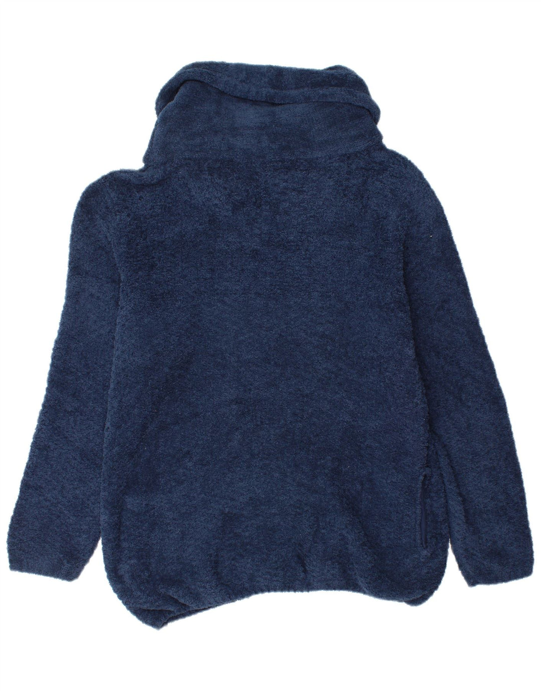 ANIMAL Suéter feminino de lã com gola redonda UK 18 XL azul marinho poliéster