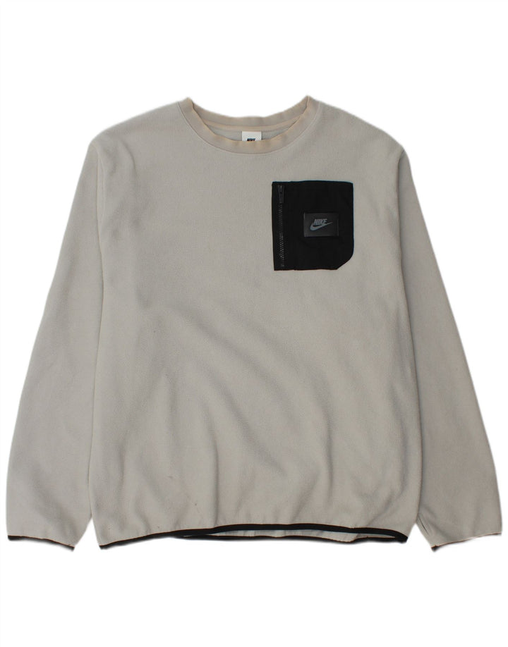 Nike Masculino Fleece Jumper XL Cinza Poliéster