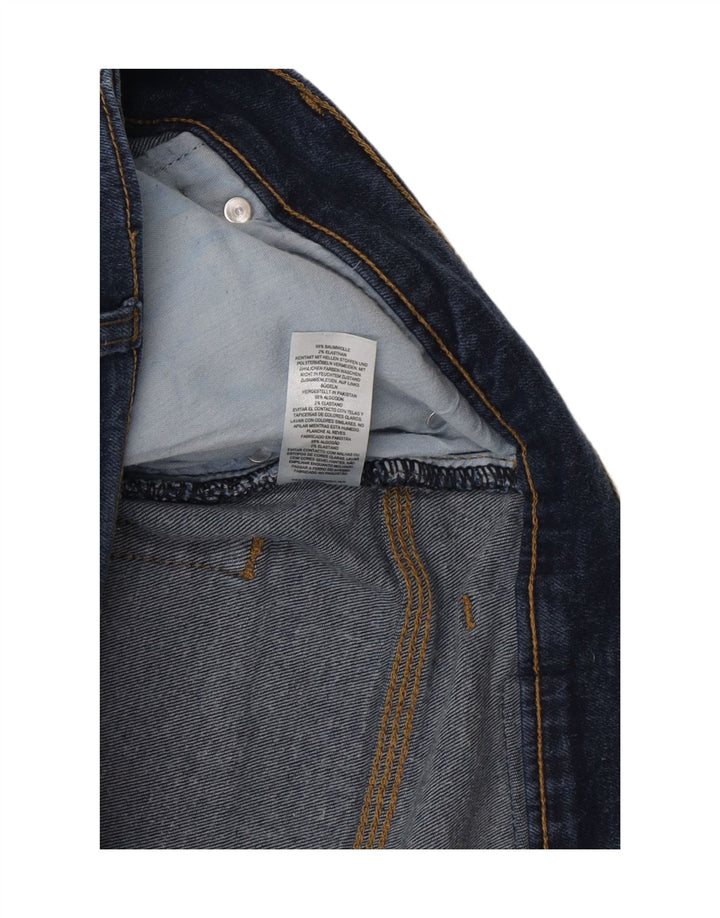 French Connection Masculino Slim Jeans W34 L32 Azul Algodão