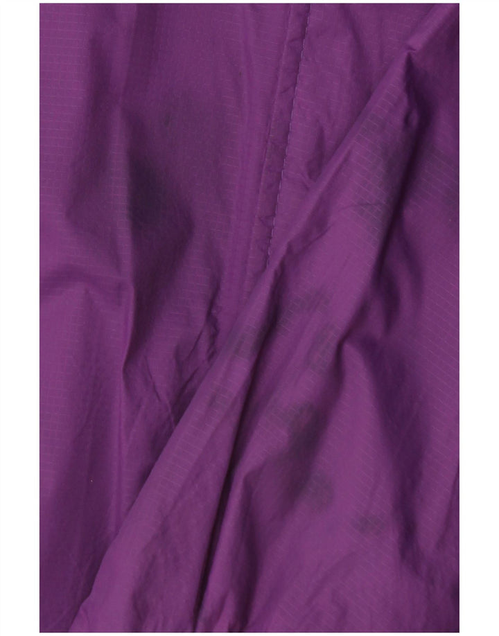 Jaqueta de chuva feminina com capuz Mountain Warehouse UK 12 nylon roxo médio
