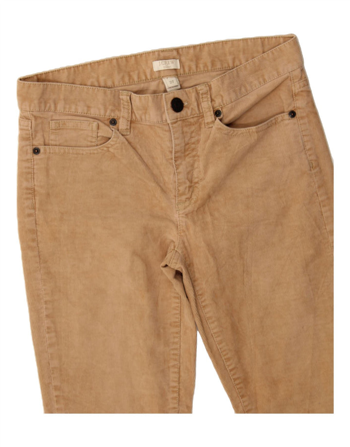 J. CREW Womens Slim Corduroy Trousers W27 L27 Beige Cotton Vintage J. Crew and Second-Hand J. Crew from Messina Hembry 