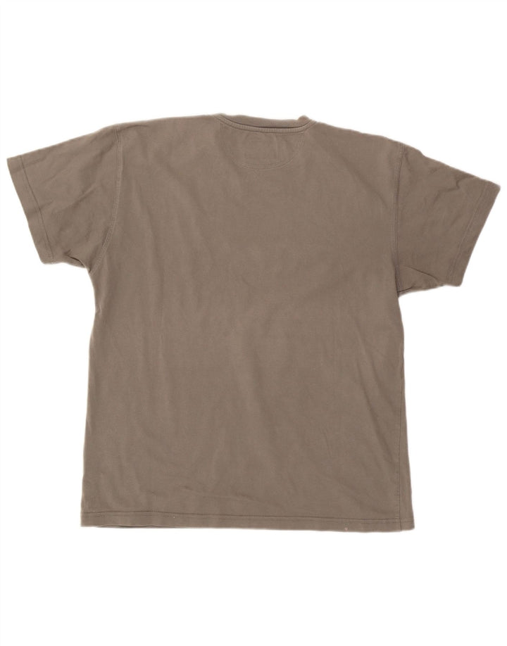 Camiseta gráfica masculina Champion XL algodão cinza