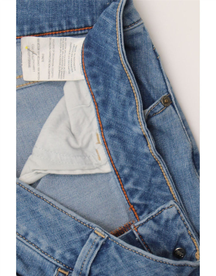 LEE Womens Curvy Fit Bermuda Denim Shorts US 16 2XL W36 Blue Cotton Vintage Lee and Second-Hand Lee from Messina Hembry 