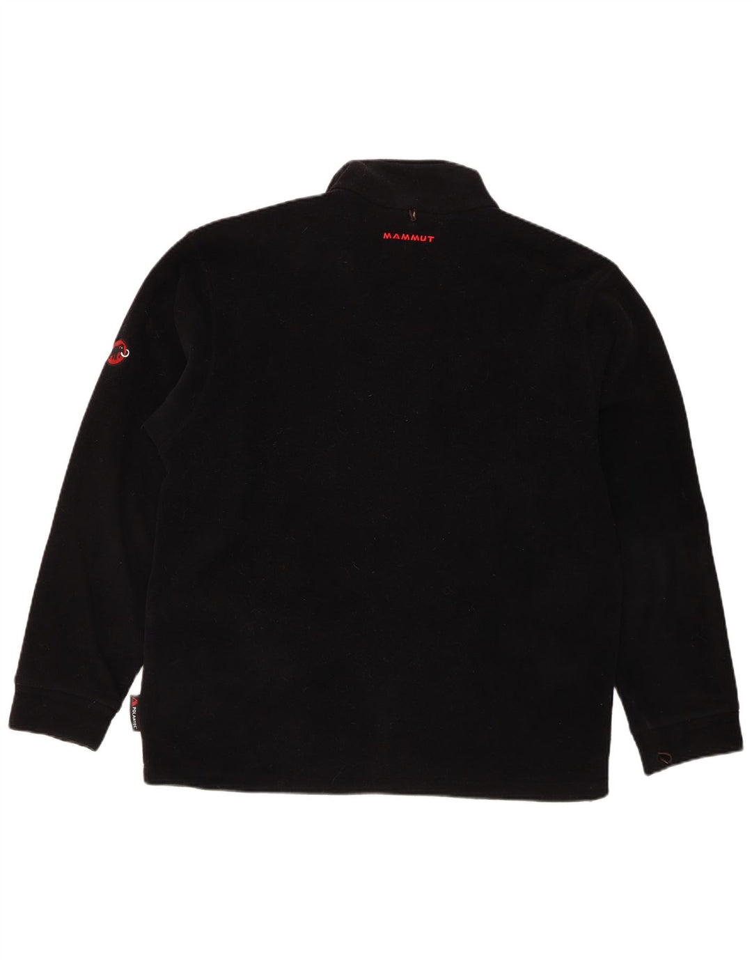 Jaqueta de lã masculina Mammut UK 42 XL poliéster preto
