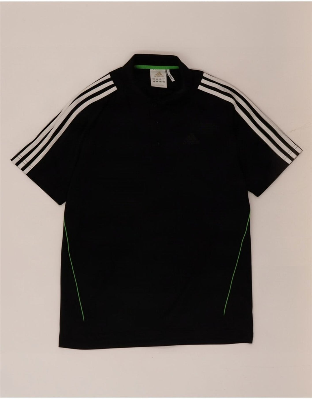 Adidas Mens Climacool Polo Shirt Pequeno Poliéster Preto