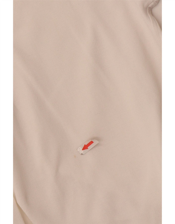 Camisa polo masculina North Sails médio branco colorblock algodão