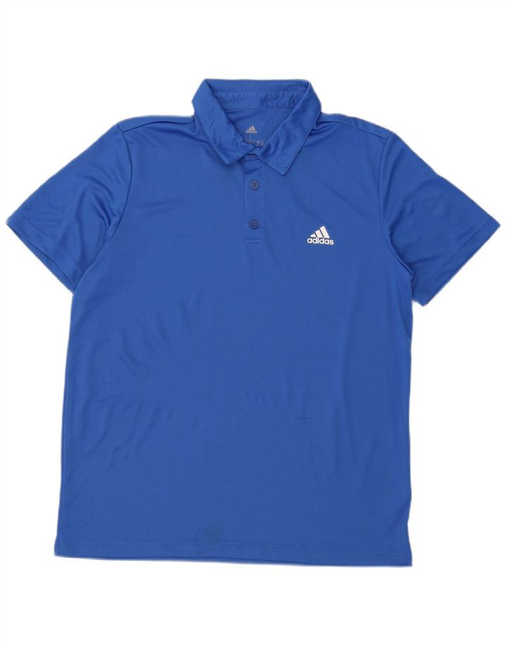Adidas Mens Aeroready Polo Grande Azul Poliéster