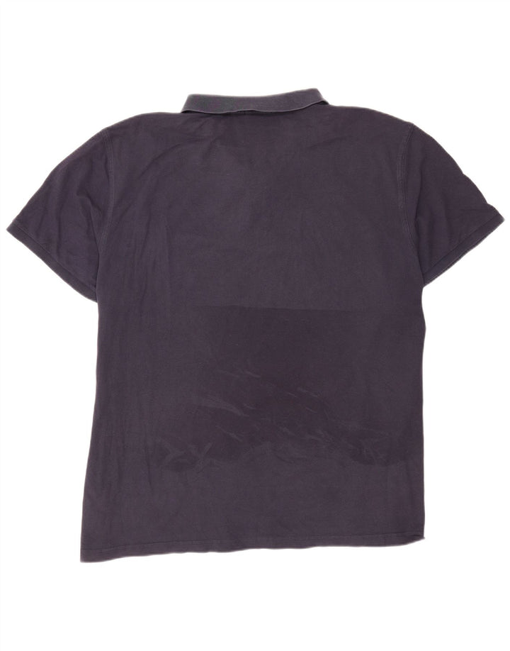 Camisa polo masculina Gant Regular Fit 5XL azul marinho