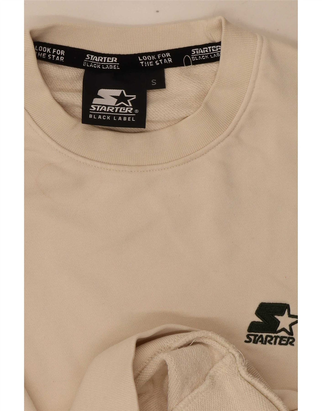 Jumper de moletom masculino Starter pequeno off white