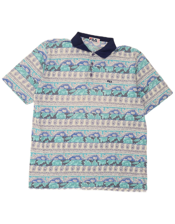 Camisa polo masculina Fila IT 56 XL multicolorido floral