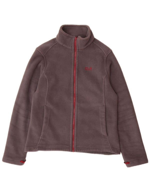 Jaqueta de lã feminina JACK WOLFSKIN UK 18 XL cinza poliéster