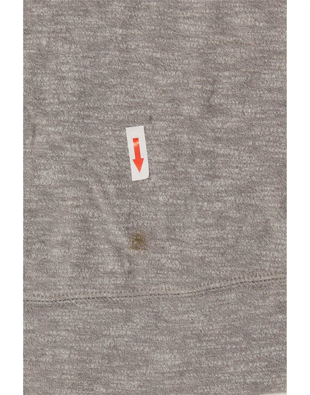 Moletom feminino The North Face UK 14 algodão manchado cinza médio
