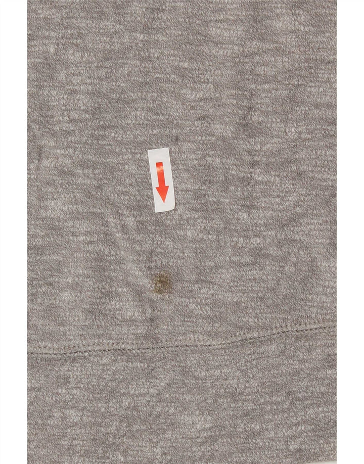 Moletom feminino The North Face UK 14 algodão manchado cinza médio