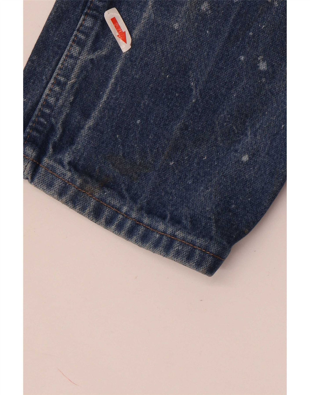 Wrangler Mens Straight Jeans W36 L32 Azul Algodão