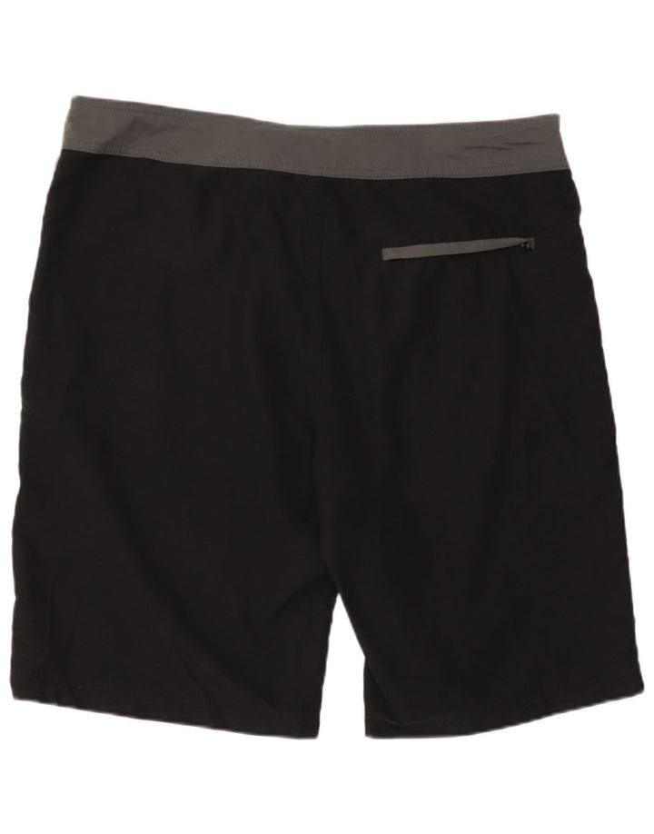 Shorts de natação masculino Hurley grande poliéster colorblock preto