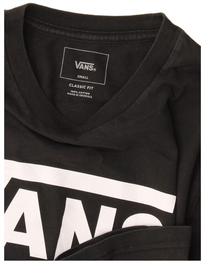 Camiseta masculina Vans Classic Fit Graphic pequena preta