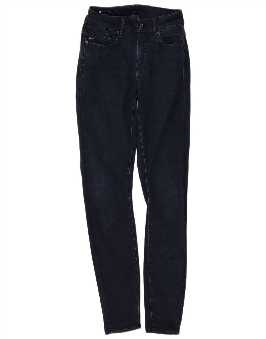 Jeans super skinny feminino G-STAR W27 L32 algodão azul marinho