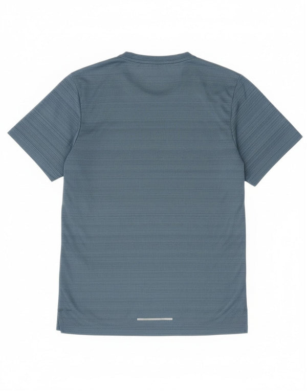 Camiseta Nike Masculina Dri Fit Top Pequeno Poliéster Listrado Azul