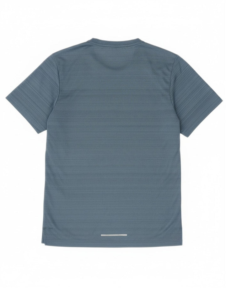 Camiseta Nike Masculina Dri Fit Top Pequeno Poliéster Listrado Azul