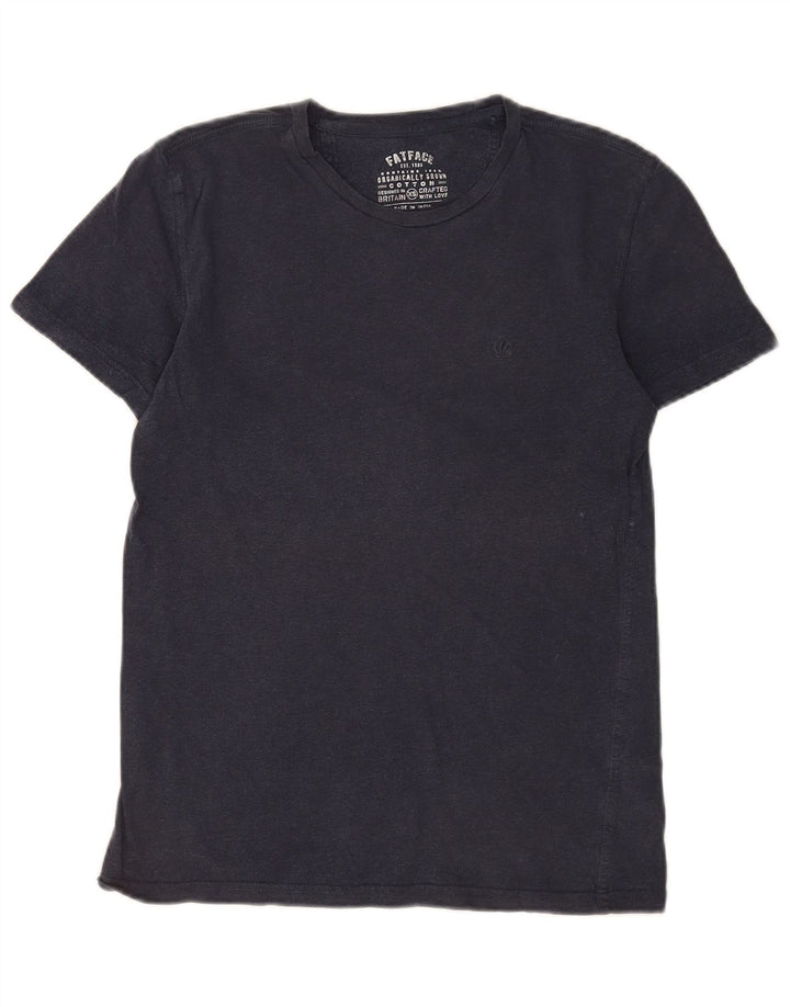 Camiseta masculina Fat Face Top XS Azul Marinho Algodão
