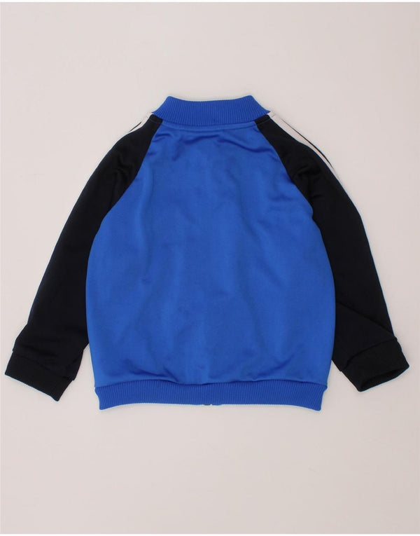 ADIDAS Baby Boys Graphic Tracksuit Top Jacket 9-12 Meses Azul Colorblock