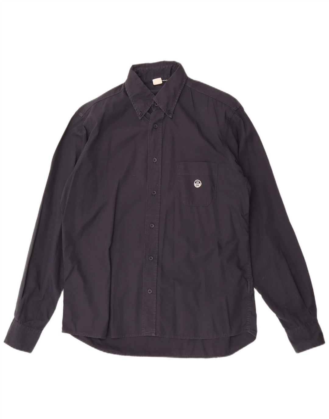 Camisa masculina North Sails algodão preto médio