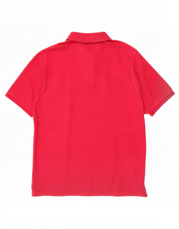Camisa polo masculina Joules Classic Fit grande algodão rosa