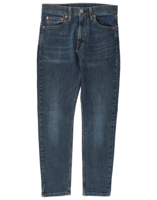 Levi's Masculino 512 Slim Tapered Jeans W30 L30 Azul Algodão