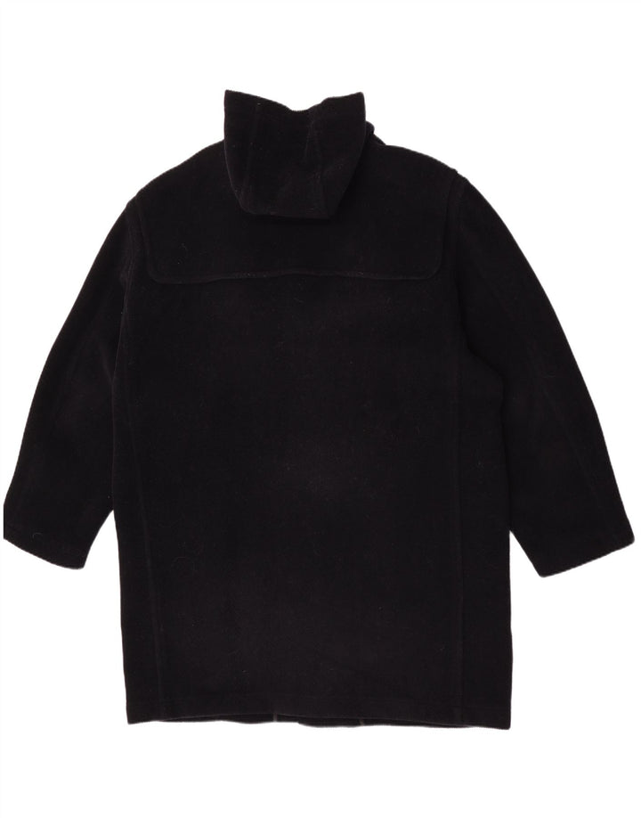 Casaco masculino com capuz Nuovo IT 50 grande lã preta
