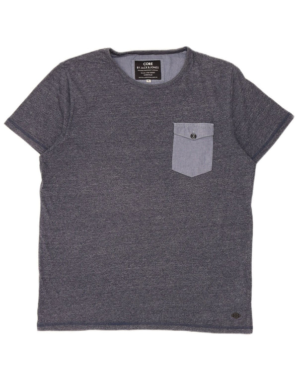 Camiseta masculina Jack & Jones Top XL algodão azul marinho
