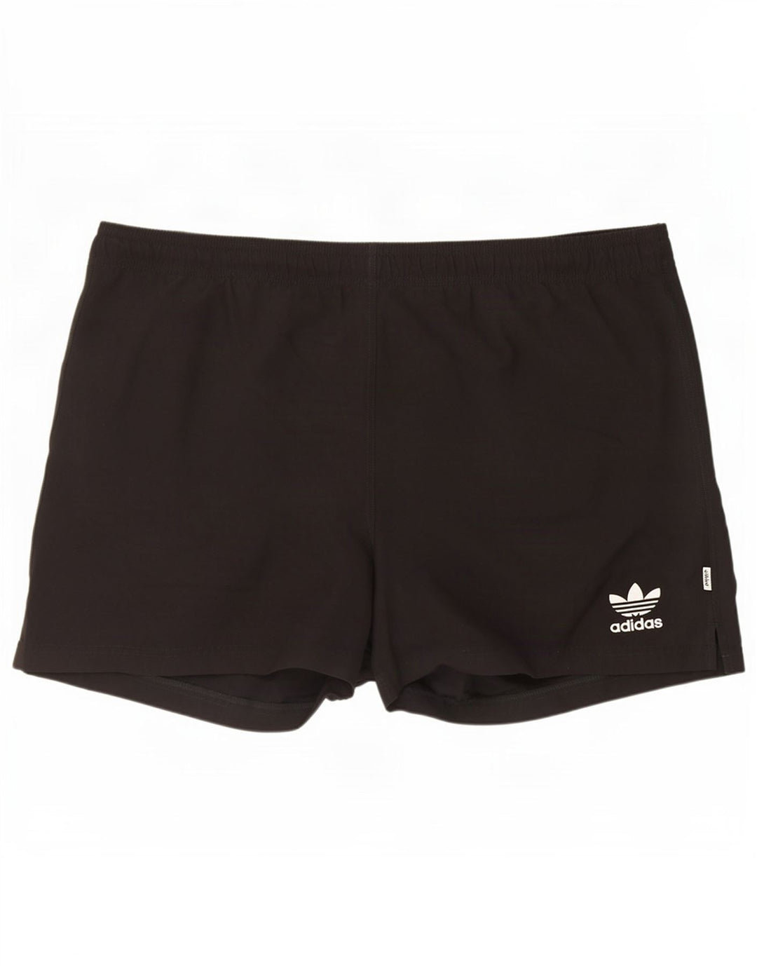 Shorts esportivos masculinos Adidas grande poliéster preto