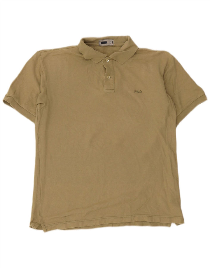 Camisa Polo Masculina Fila Médio Caqui
