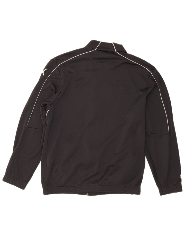 Jaqueta Puma Boys Graphic Tracksuit Top 13-14 Anos Poliéster Preto