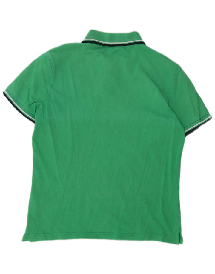 Camisa polo masculina Diadora algodão verde médio