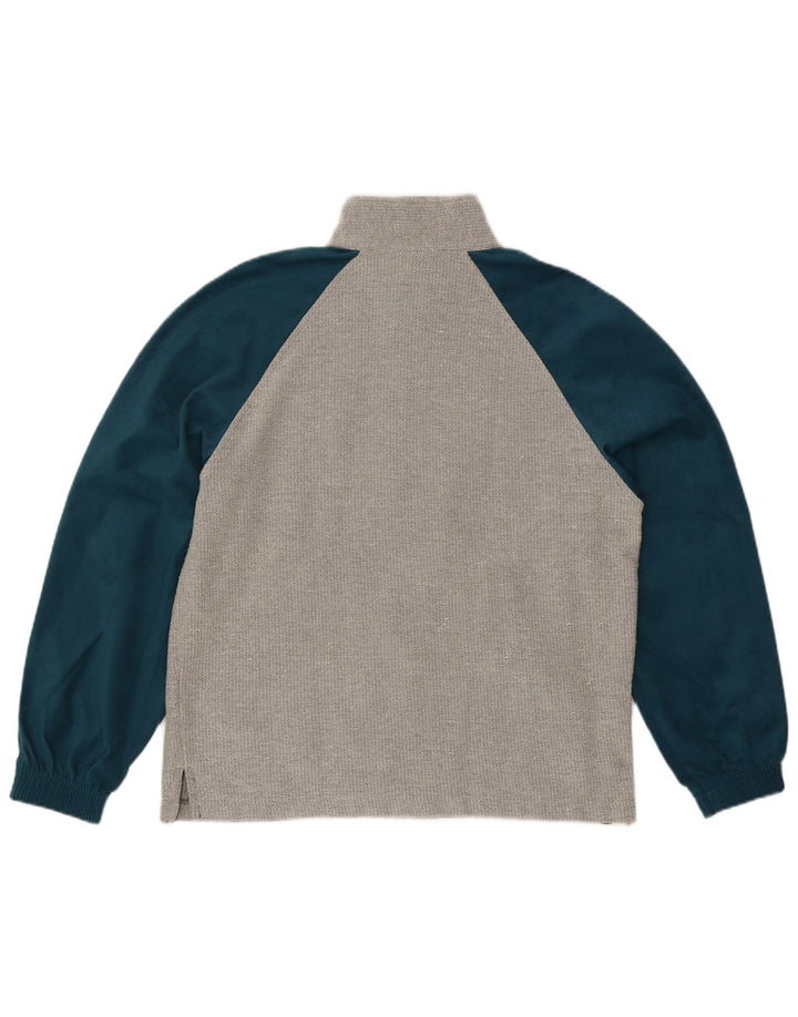 AUSTRALIAN L'ALPINA Jaqueta masculina de treino IT 46 Small Grey Colourblock