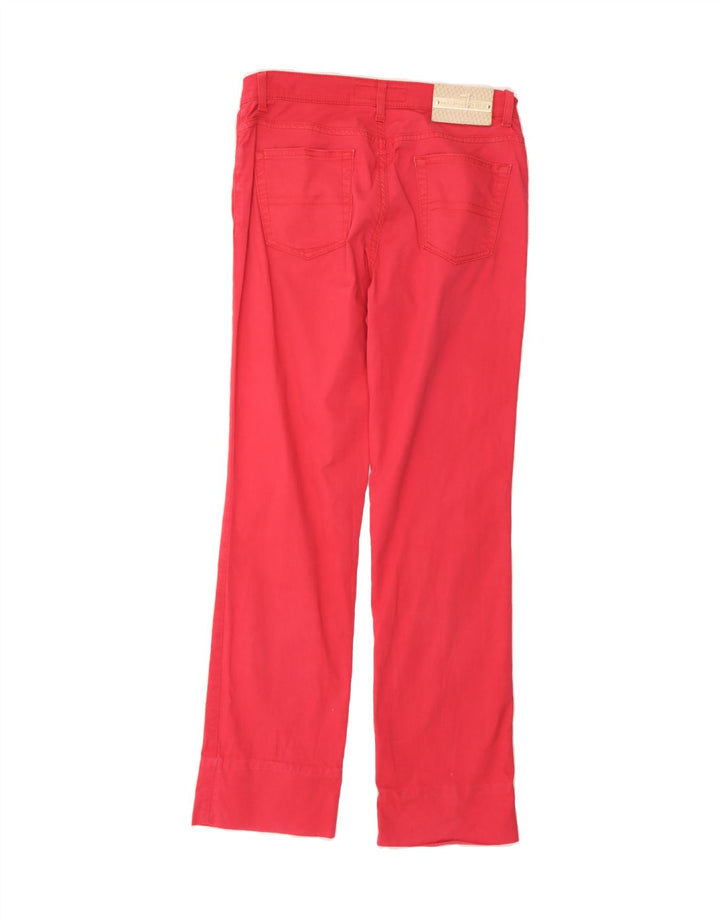 TRUSSARDI Womens Straight Jeans W28 L30 Red Cotton Vintage Trussardi and Second-Hand Trussardi from Messina Hembry 
