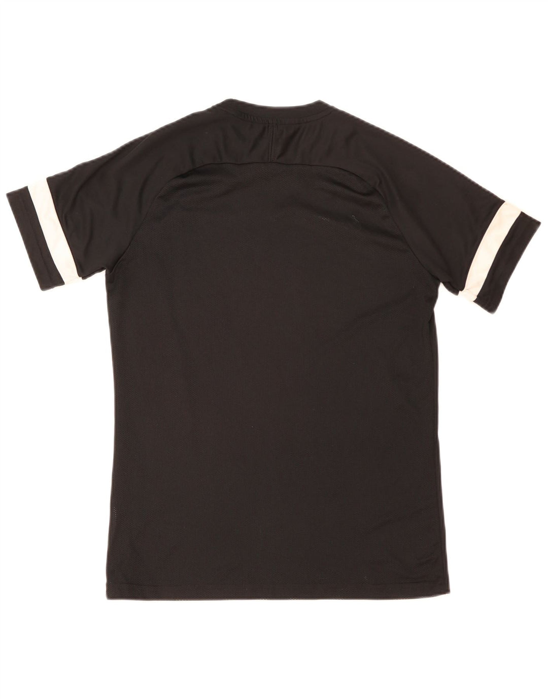 Camiseta masculina Nike Dri Fit Top médio preto colorblock poliéster