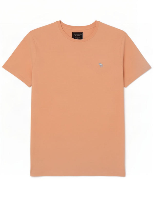 Abercrombie & Fitch Camiseta masculina Top pequeno algodão rosa