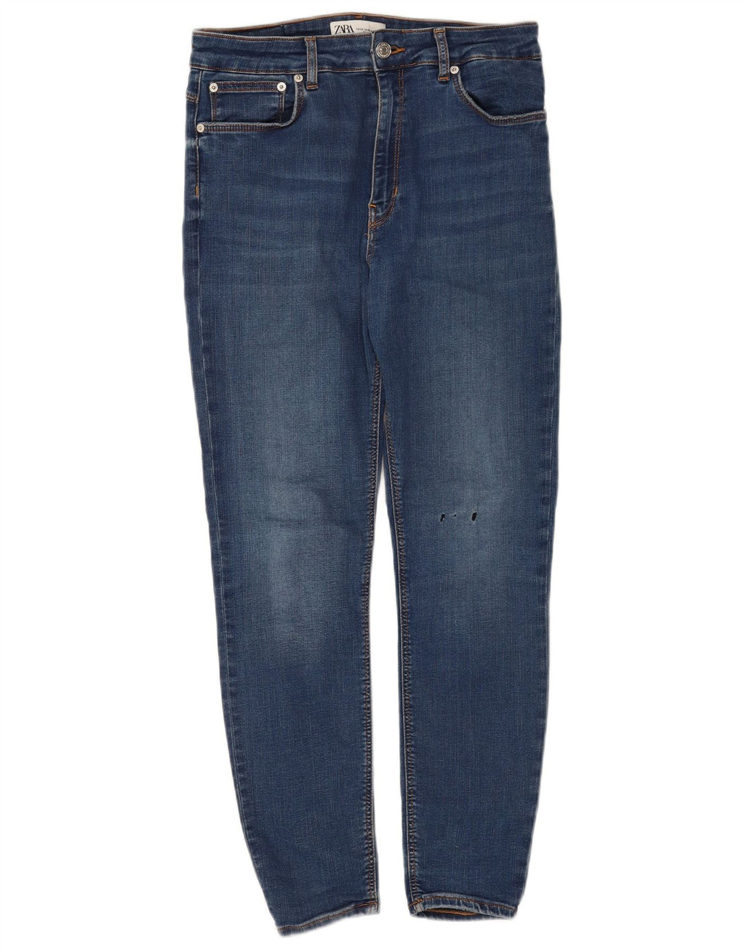 Zara Jeans Skinny Feminino EU 40 Médio W30 L26 Azul