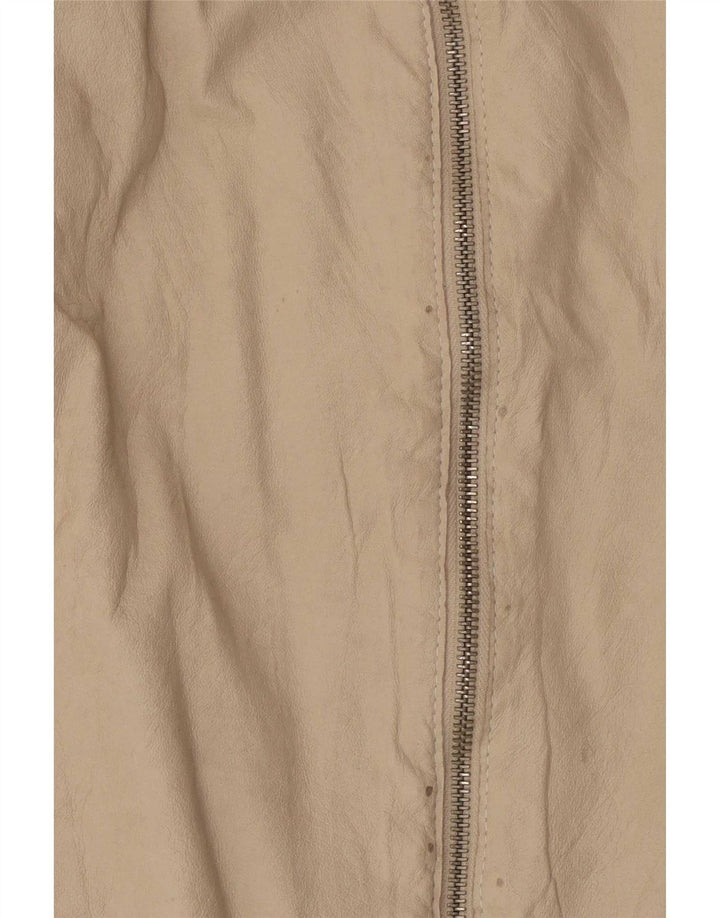 Jaqueta de couro feminina Conbipel IT 54 XL bege